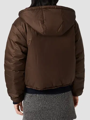 Miu Miu Women's Cropped Ripstop Down Jacket | Thumbnail 4 Miu Miu Women's Cropped Ripstop Down Jacket | Thumbnail 4
