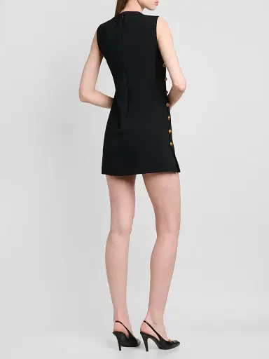 Versace Women's Medusa Button Cady Mini Dress | Thumbnail 3