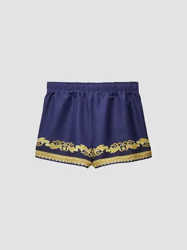 Versace Men's Barocco-Print Swim Shorts | Thumbnail 2 Versace Men's Barocco-Print Swim Shorts | Thumbnail 2