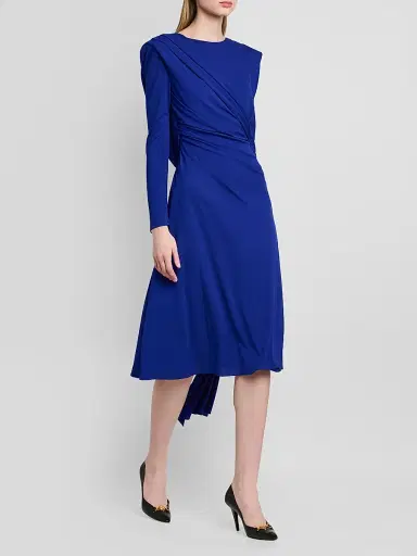 Versace Women's Jersey Crêpe Cockail Dress | Thumbnail 4 Versace Women's Jersey Crêpe Cockail Dress | Thumbnail 4