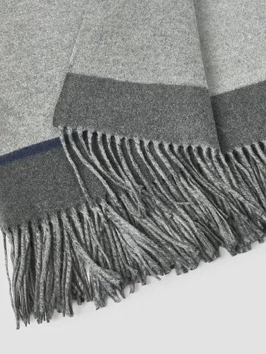 Brunello Cucinelli Silk Color Block Throw | Thumbnail 3 Brunello Cucinelli Silk Color Block Throw | Thumbnail 3