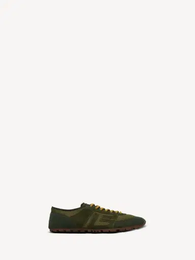 Balmain Racer 45 trainers in mesh and suede leather | Thumbnail 2 Balmain Racer 45 trainers in mesh and suede leather | Thumbnail 2