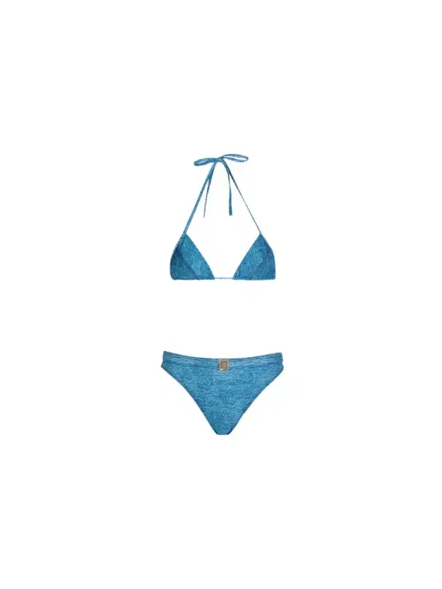 Balmain Denim two-piece swimsuit