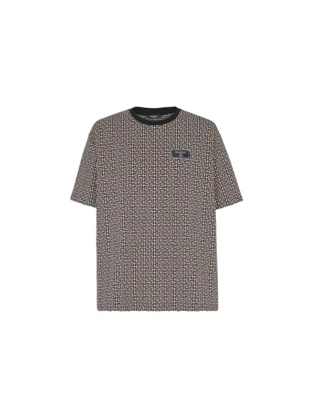 Balmain Monogram jacquard T-shirt