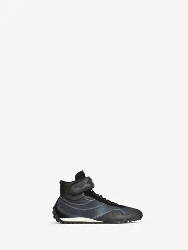 Balmain Racing Mid-Top trainers in nylon and leather | Thumbnail 2 Balmain Racing Mid-Top trainers in nylon and leather | Thumbnail 2