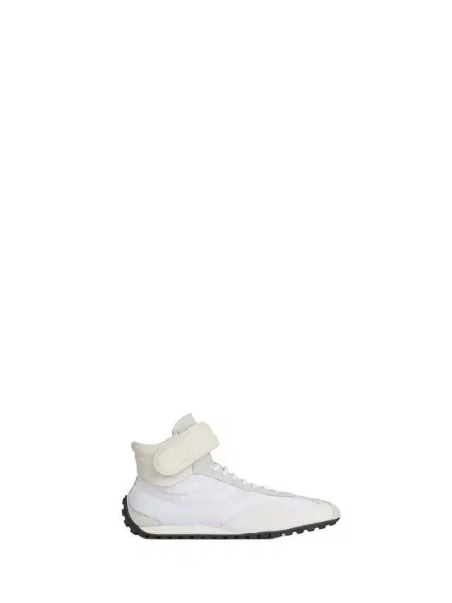 Balmain Racing Mid-Top trainers in nylon and leather