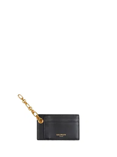 Balmain Pulse monogram jacquard card holder | Thumbnail 1 Balmain Pulse monogram jacquard card holder | Thumbnail 1