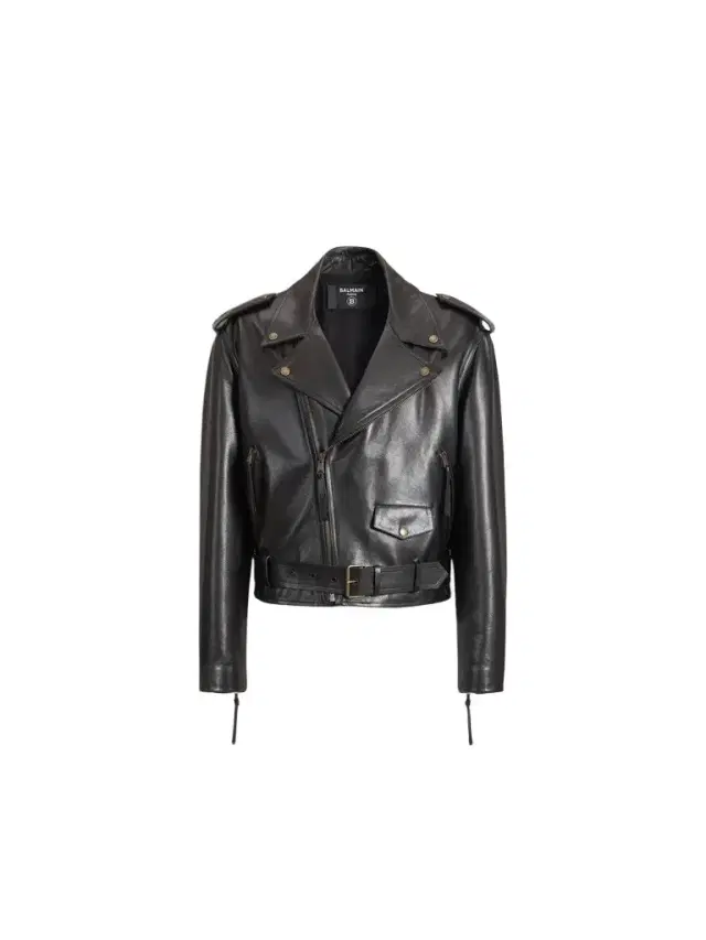 Textured leather biker jacket Textured leather biker jacket