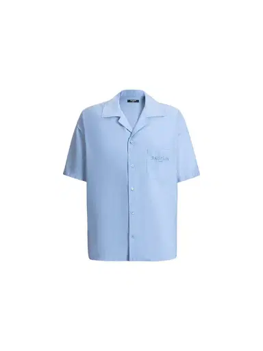 Balmain Vintage shirt in herringbone poplin | Thumbnail 1 Balmain Vintage shirt in herringbone poplin | Thumbnail 1