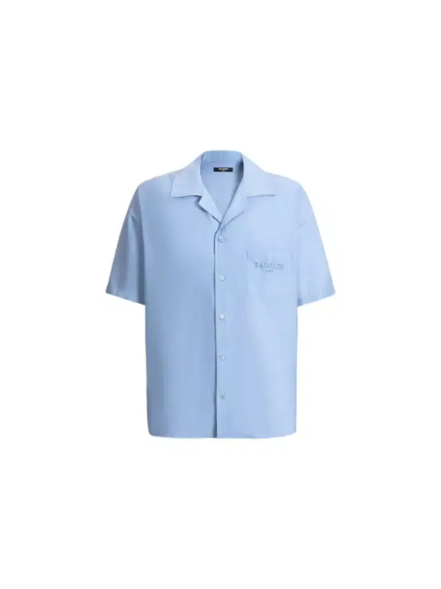 Vintage shirt in herringbone poplin Vintage shirt in herringbone poplin