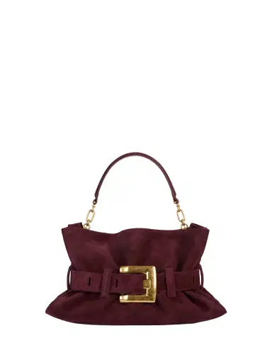Balmain Medium Anthem suede leather bag | Thumbnail 1 Balmain Medium Anthem suede leather bag | Thumbnail 1