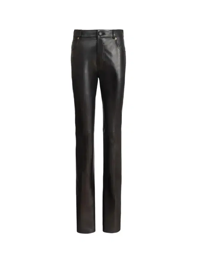 Leather high-waisted trousers Leather high-waisted trousers