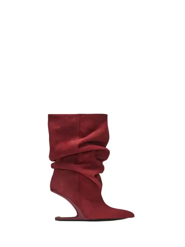 No Wedge suede ankle boots No Wedge suede ankle boots
