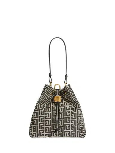 Balmain Pulse monogram jacquard backpack | Thumbnail 1 Balmain Pulse monogram jacquard backpack | Thumbnail 1