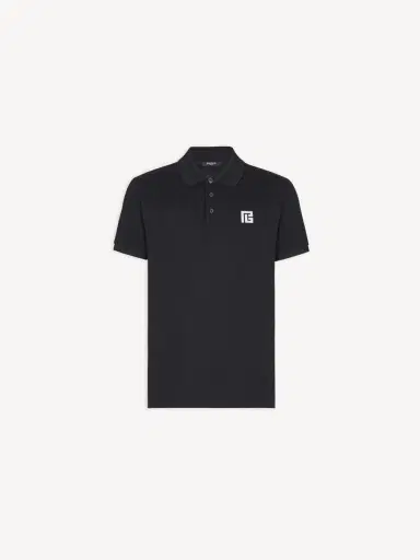 Balmain Embroidered cotton polo | Thumbnail 3