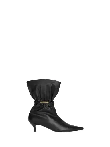Balmain Sphynx smooth leather ankle boots | Thumbnail 1 Balmain Sphynx smooth leather ankle boots | Thumbnail 1