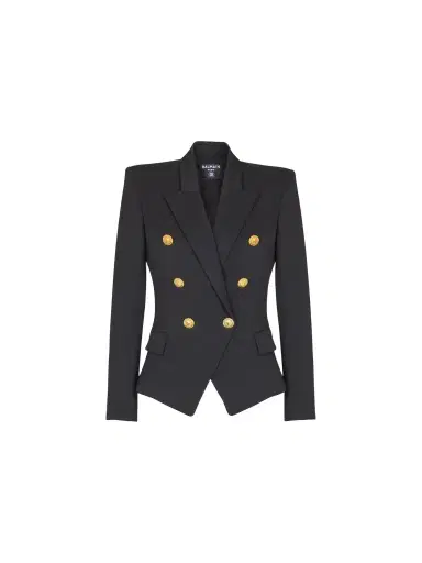 Balmain Grain de poudre 6-buttons fitted jacket | Thumbnail 1 Balmain Grain de poudre 6-buttons fitted jacket | Thumbnail 1