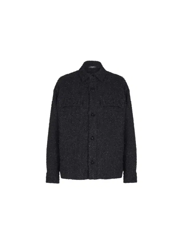 Balmain Monogram tweed overshirt