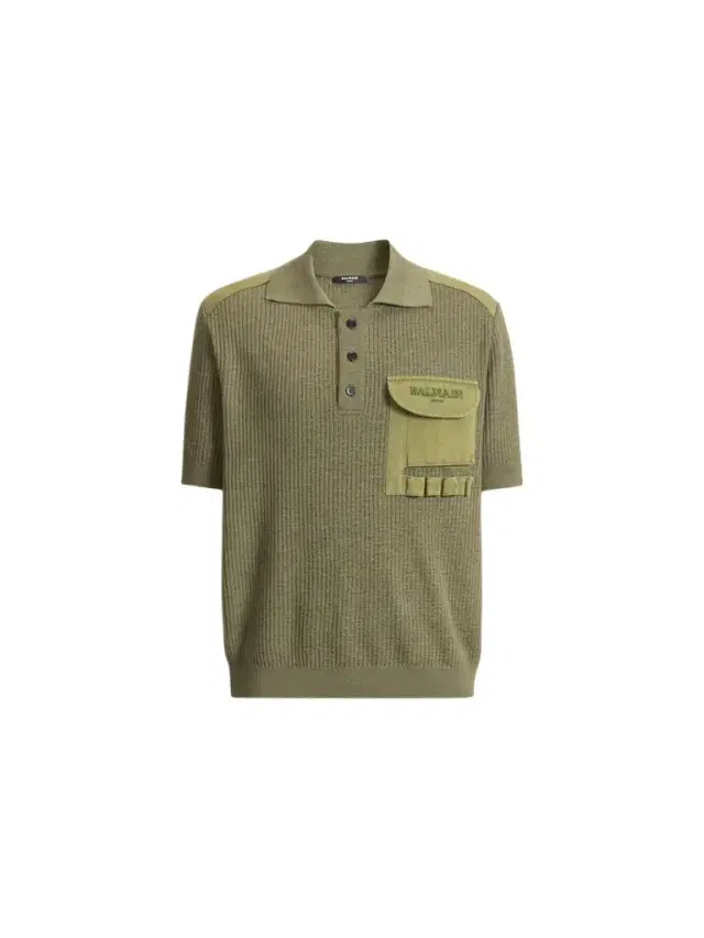 Vintage Utility ribbed knit polo Vintage Utility ribbed knit polo