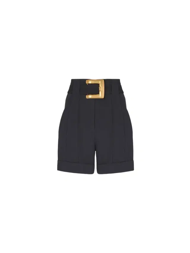 Balmain Grain de poudre shorts with belt