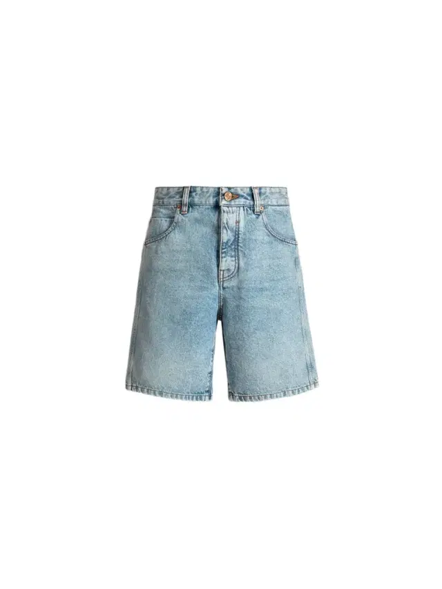 Light blue denim Bermuda shorts Light blue denim Bermuda shorts