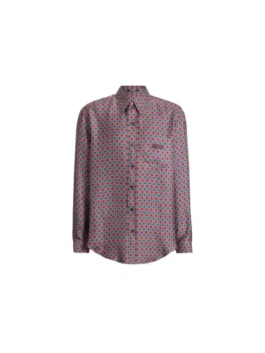 Balmain Printed silk shirt | Thumbnail 1 Balmain Printed silk shirt | Thumbnail 1