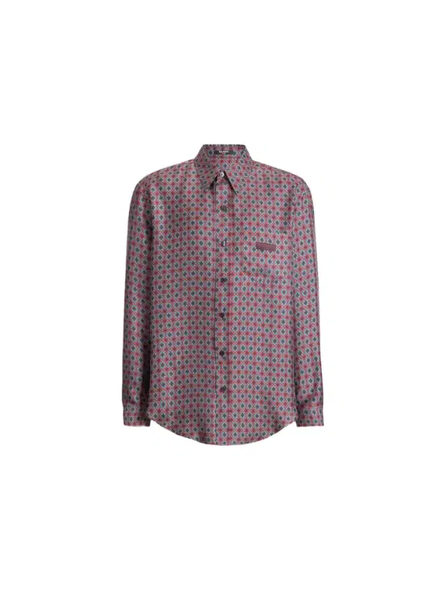 Printed silk shirt Printed silk shirt