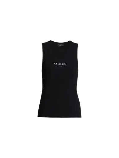 Balmain Paris embroidered vest top | Thumbnail 1 Balmain Paris embroidered vest top | Thumbnail 1