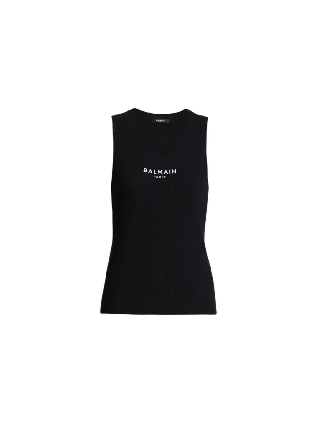 Balmain Paris embroidered vest top