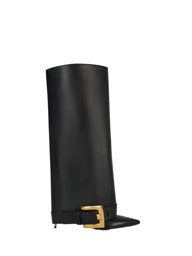 Balmain Anthem calfskin leather boots