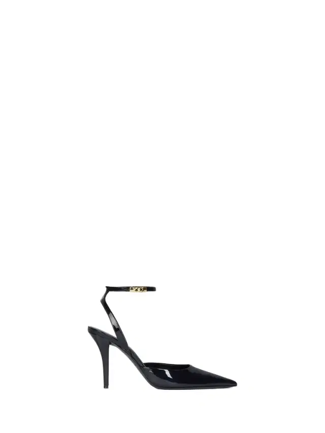 Balmain Patent leather strappy pumps