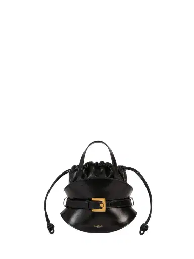 Balmain Shuffle Mini bag in calfskin leather | Thumbnail 1