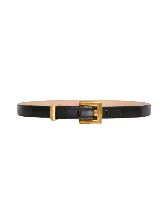 Balmain Anthem Belt 2Cm-Calfskin