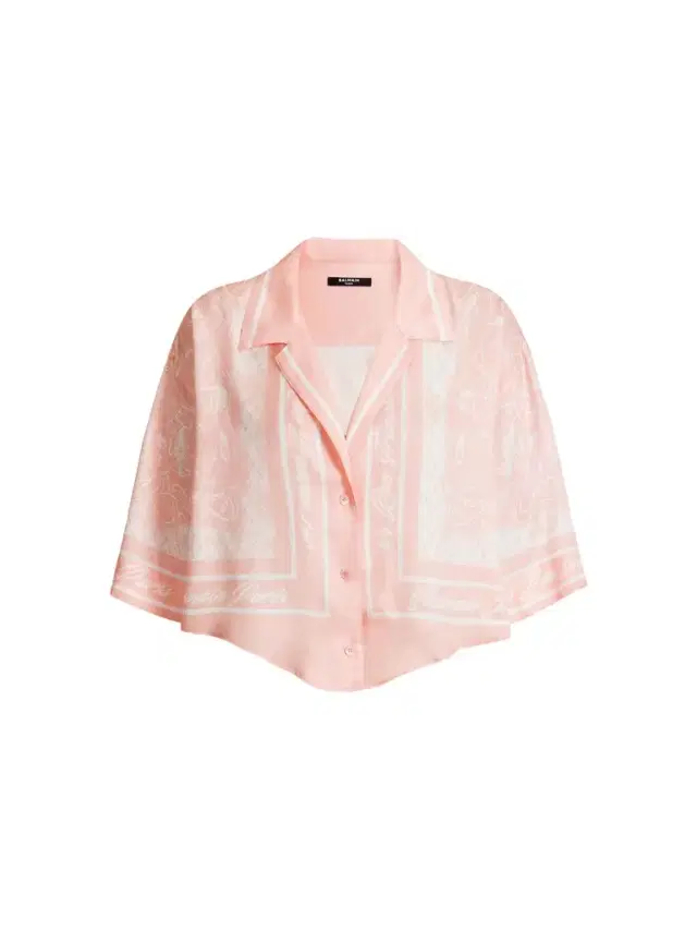 Balmain Printed Foulard pyjama shirt