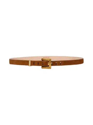 Balmain Anthem suede leather belt | Thumbnail 1 Balmain Anthem suede leather belt | Thumbnail 1