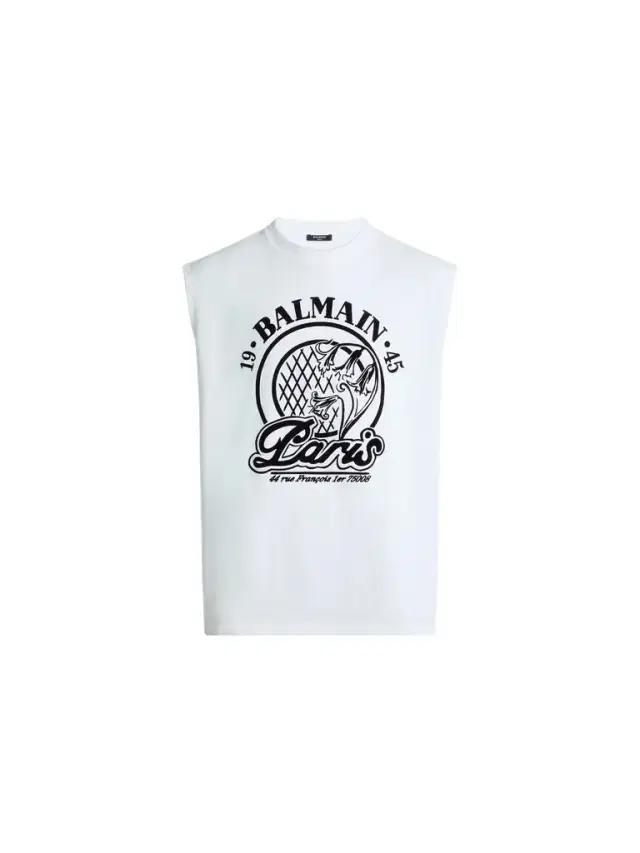 Balmain Flocked Quilted tank top