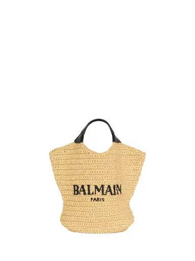 Balmain Mini crochet tote bag | Thumbnail 1 Balmain Mini crochet tote bag | Thumbnail 1
