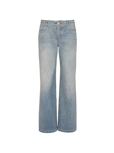 Balmain Diamond denim straight-fit jeans | Thumbnail 1 Balmain Diamond denim straight-fit jeans | Thumbnail 1