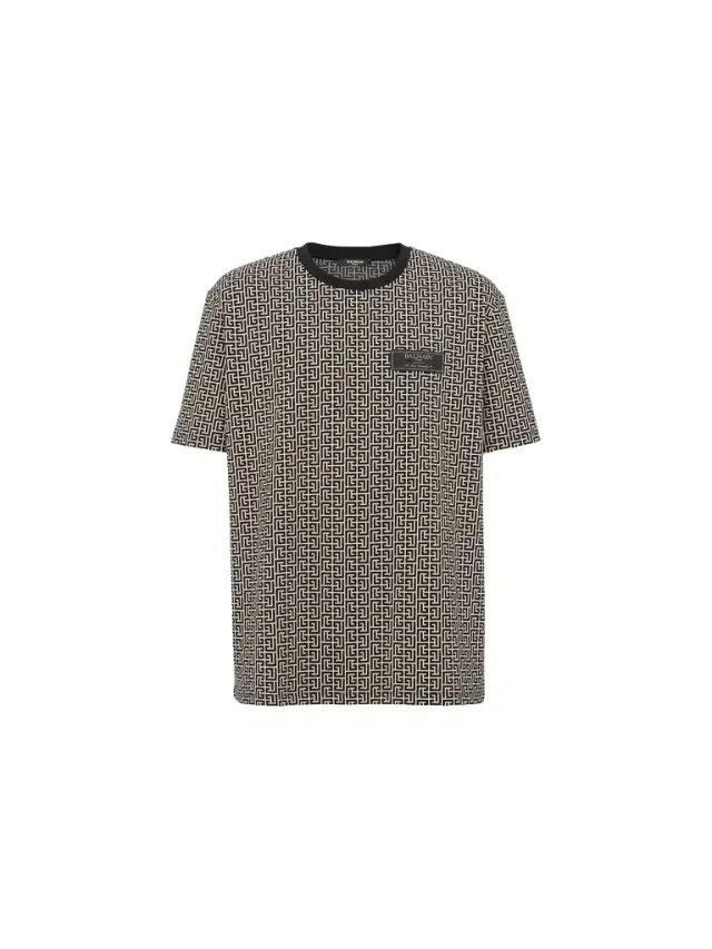 Balmain PB Labyrinth jacquard T-shirt