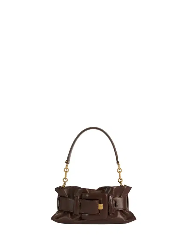 Balmain ANTHEM mini bag in smooth leather