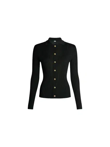 Balmain Buttoned ribbed knit cardigan | Thumbnail 1 Balmain Buttoned ribbed knit cardigan | Thumbnail 1