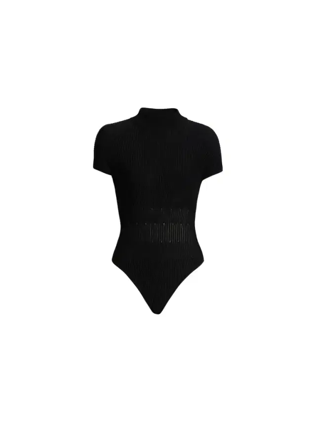 Balmain Ribbed knit bodysuit