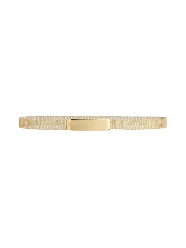 Balmain braided brass belt