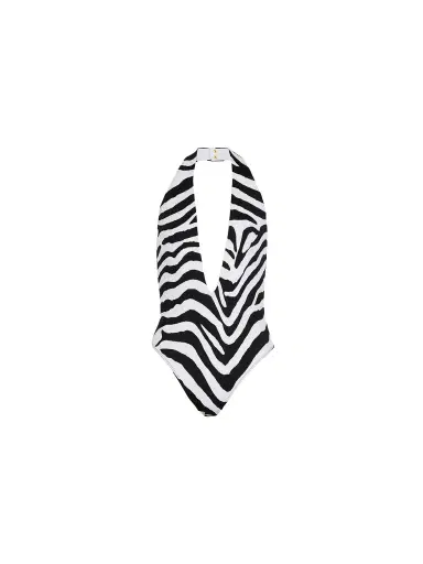 Balmain Zebra one-piece swimsuit | Thumbnail 1