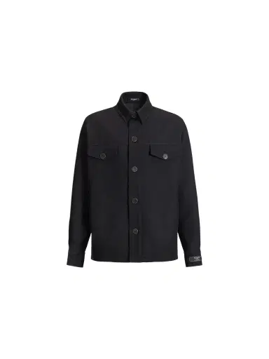 Balmain Wool twill overshirt | Thumbnail 1 Balmain Wool twill overshirt | Thumbnail 1