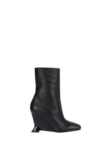 Balmain Wedge smooth leather ankle boots | Thumbnail 1 Balmain Wedge smooth leather ankle boots | Thumbnail 1