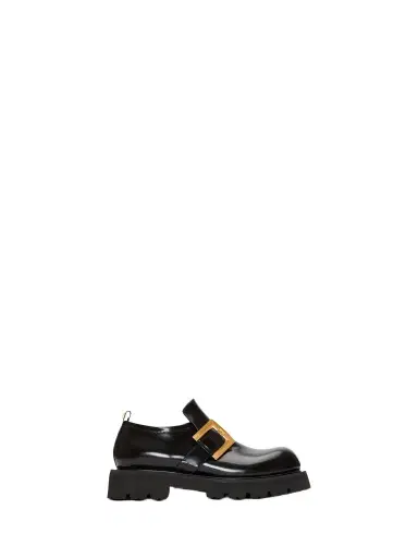 Balmain Anthem loafers in glazed leather | Thumbnail 1 Balmain Anthem loafers in glazed leather | Thumbnail 1
