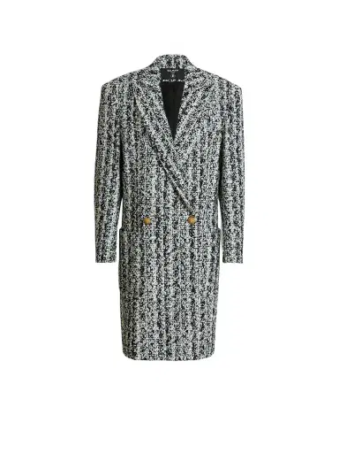 Balmain Long tweed coat | Thumbnail 1 Balmain Long tweed coat | Thumbnail 1