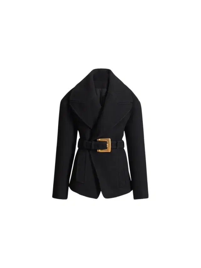 Belted wool pea coat Belted wool pea coat