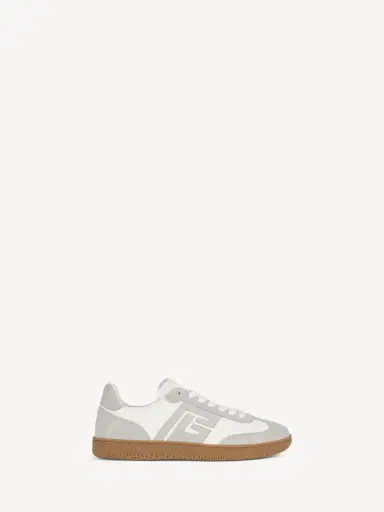 Balmain Swan trainers in smooth leather and suede | Thumbnail 2
